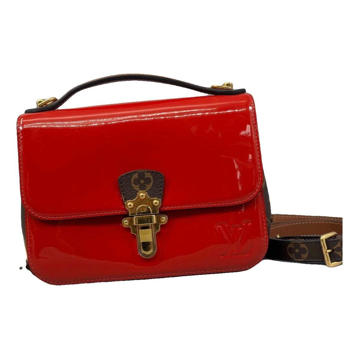 Cherrywood leather handbag