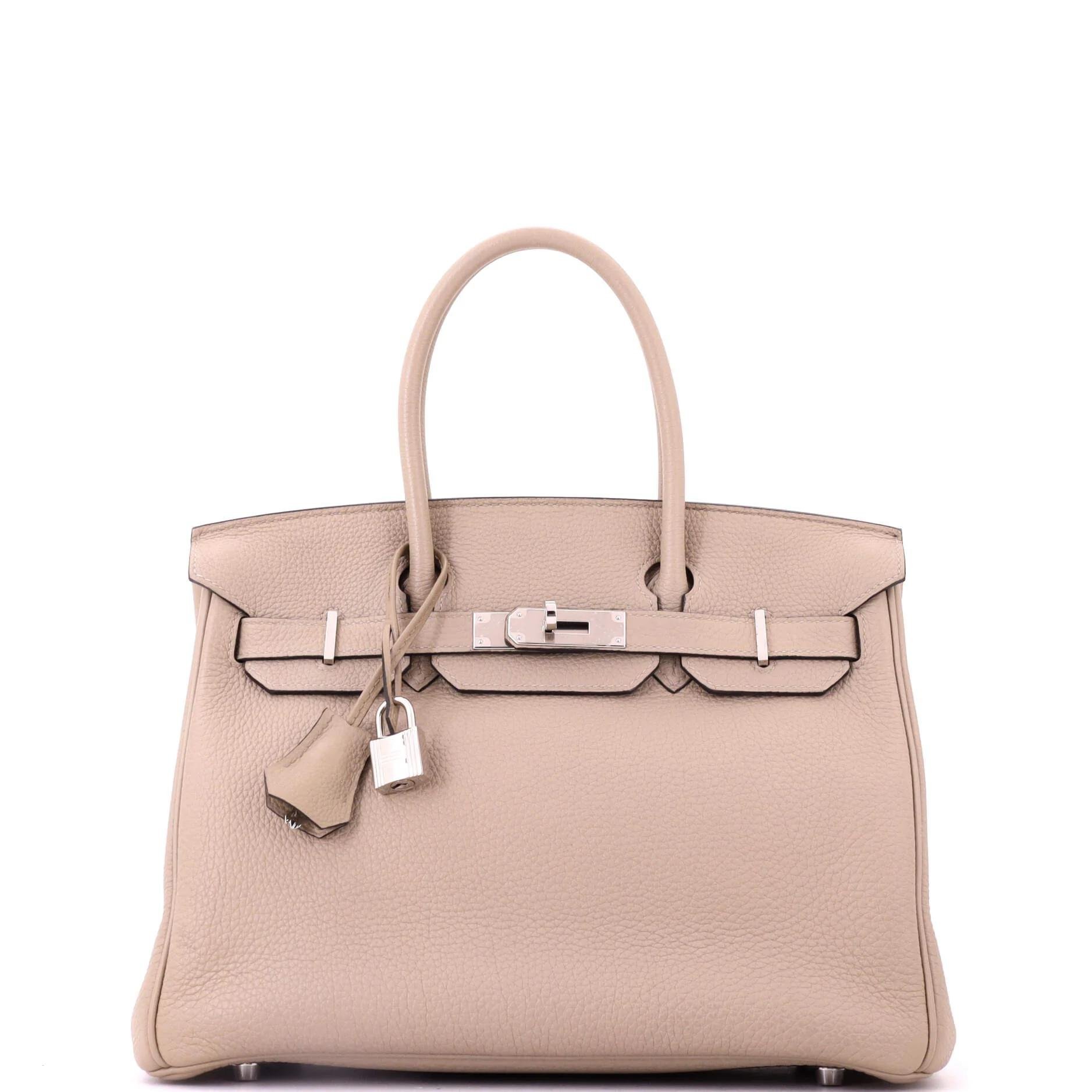 Birkin 30 leather tote