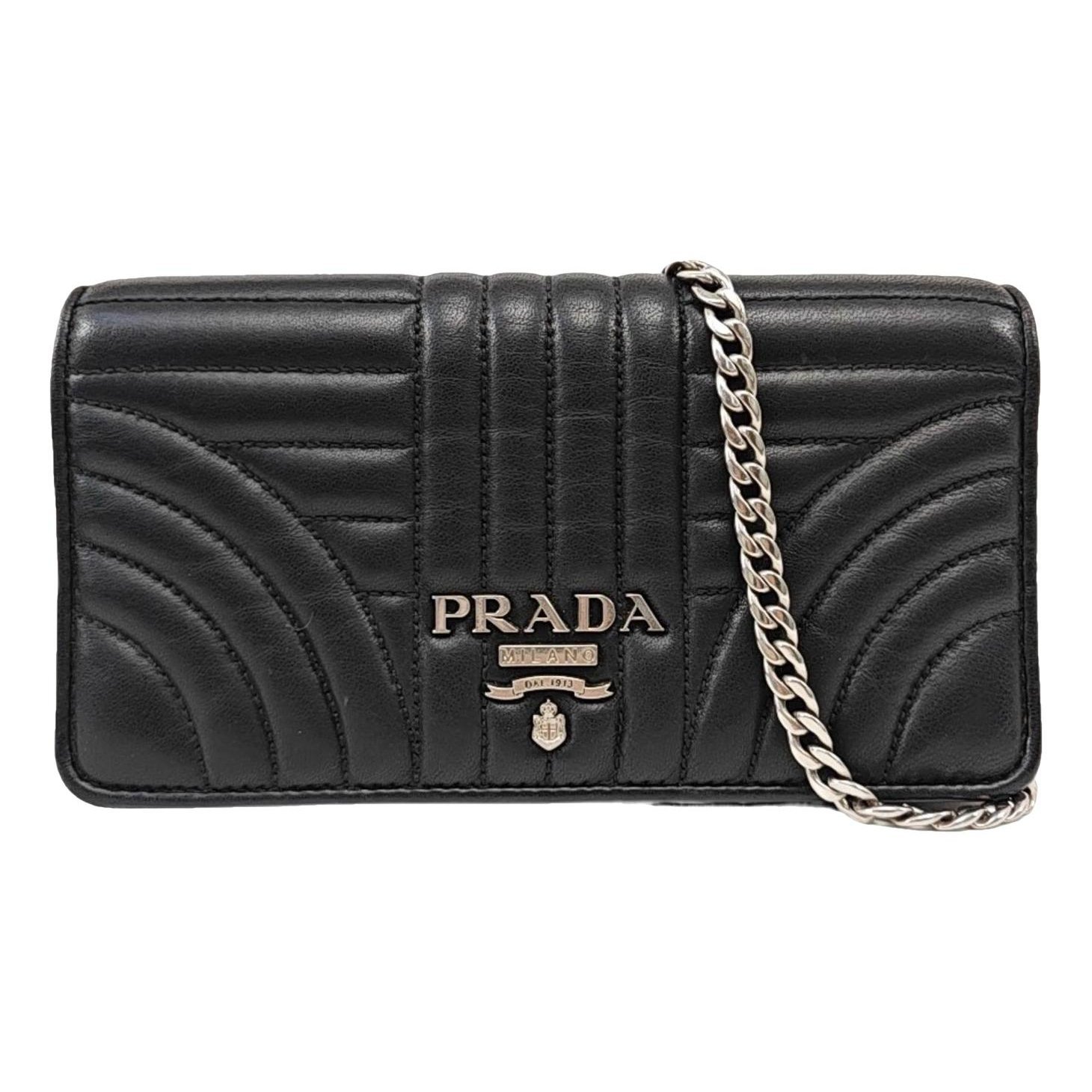 Diagramme leather handbag