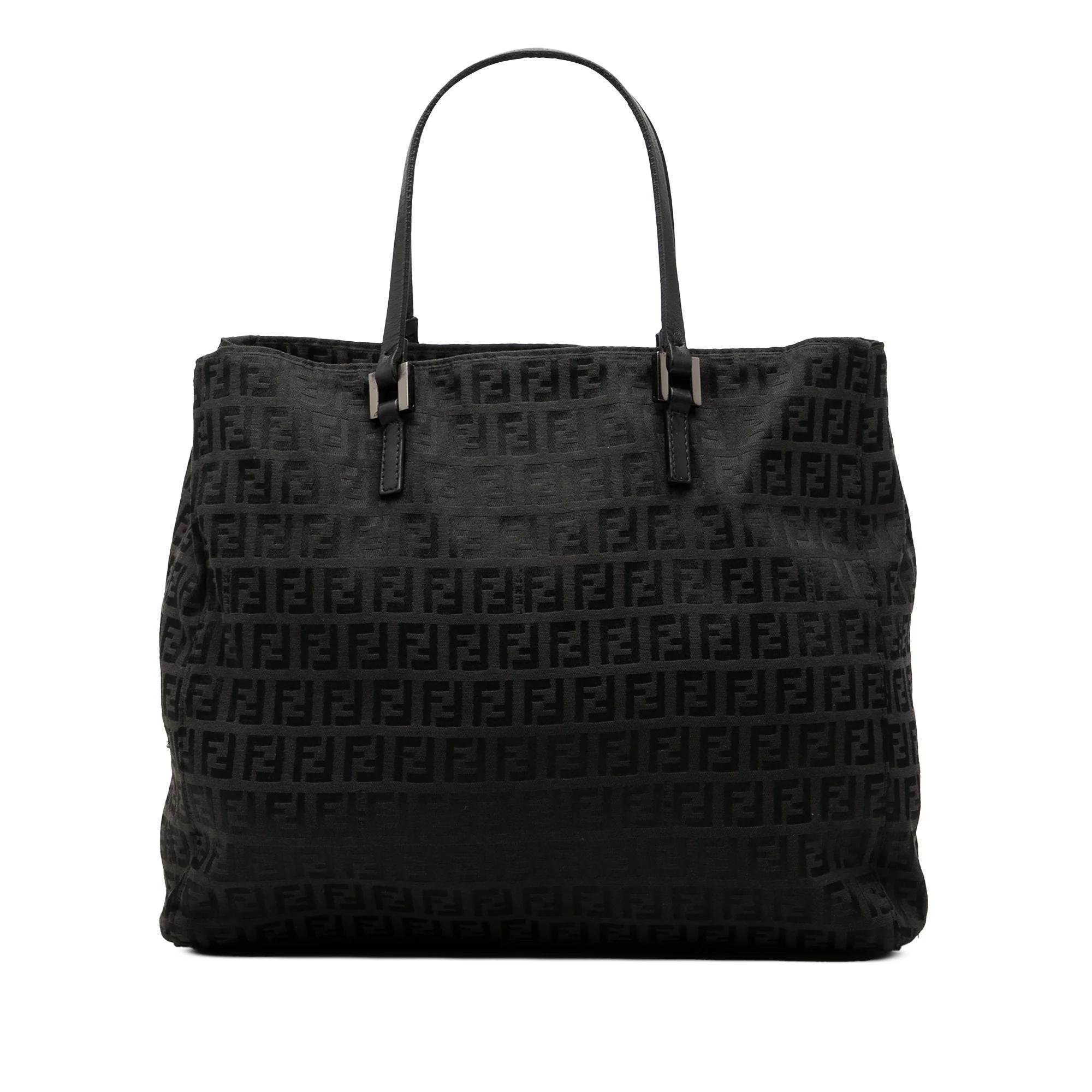 Pocket leather handbag