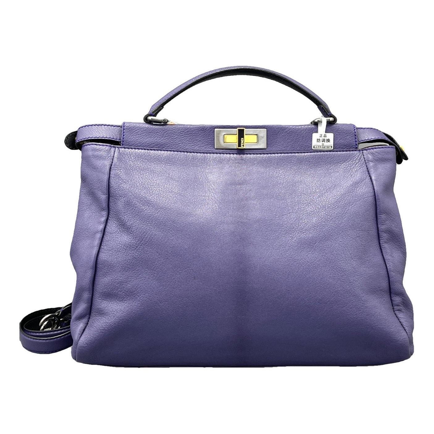 Peekaboo leather handbag