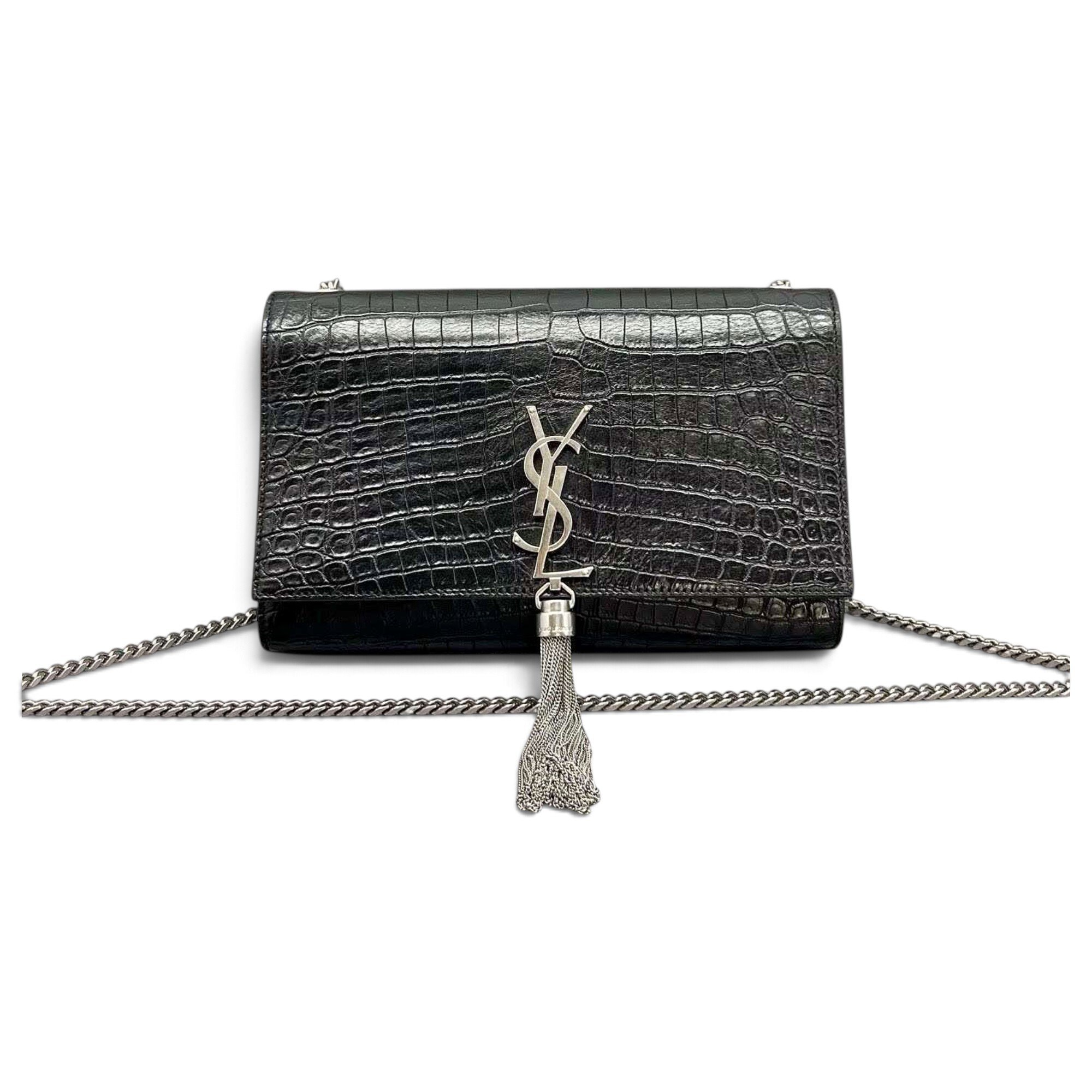 Pompom Kate leather handbag
