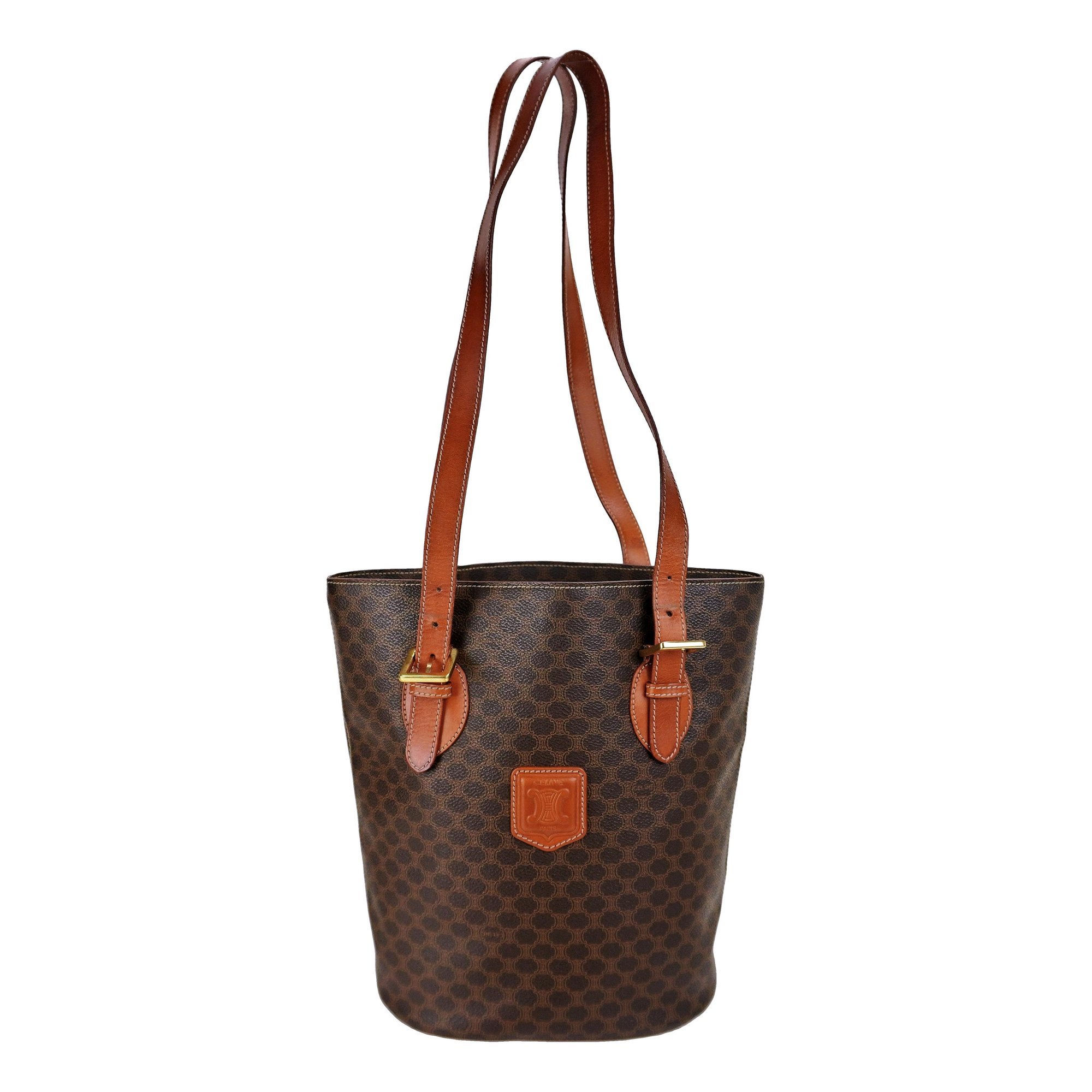 Triomphe leather handbag