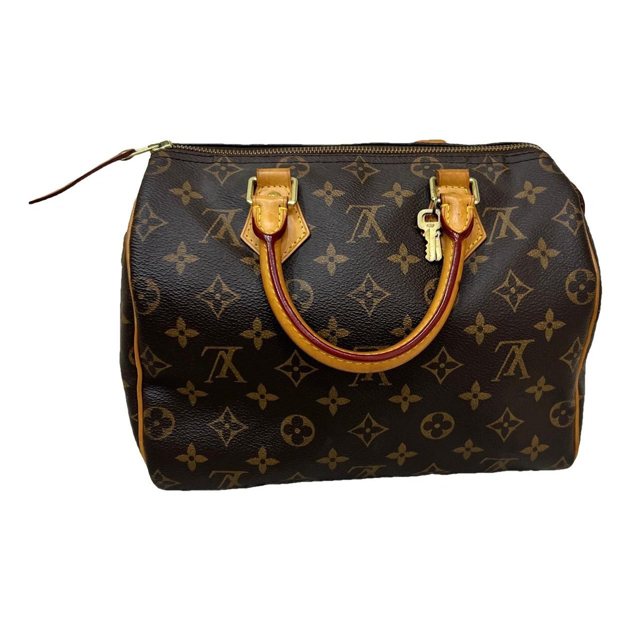 Speedy leather handbag