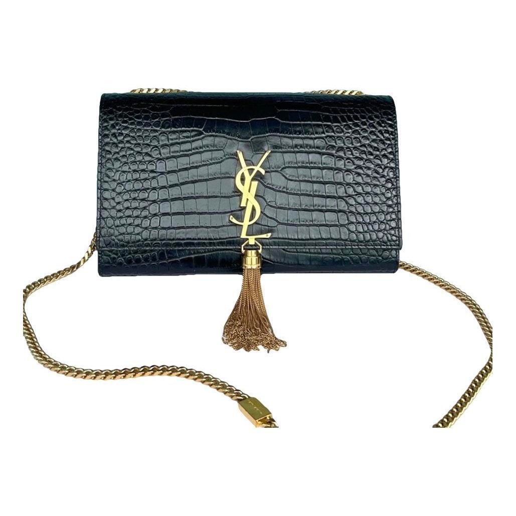 Pompom Kate leather handbag