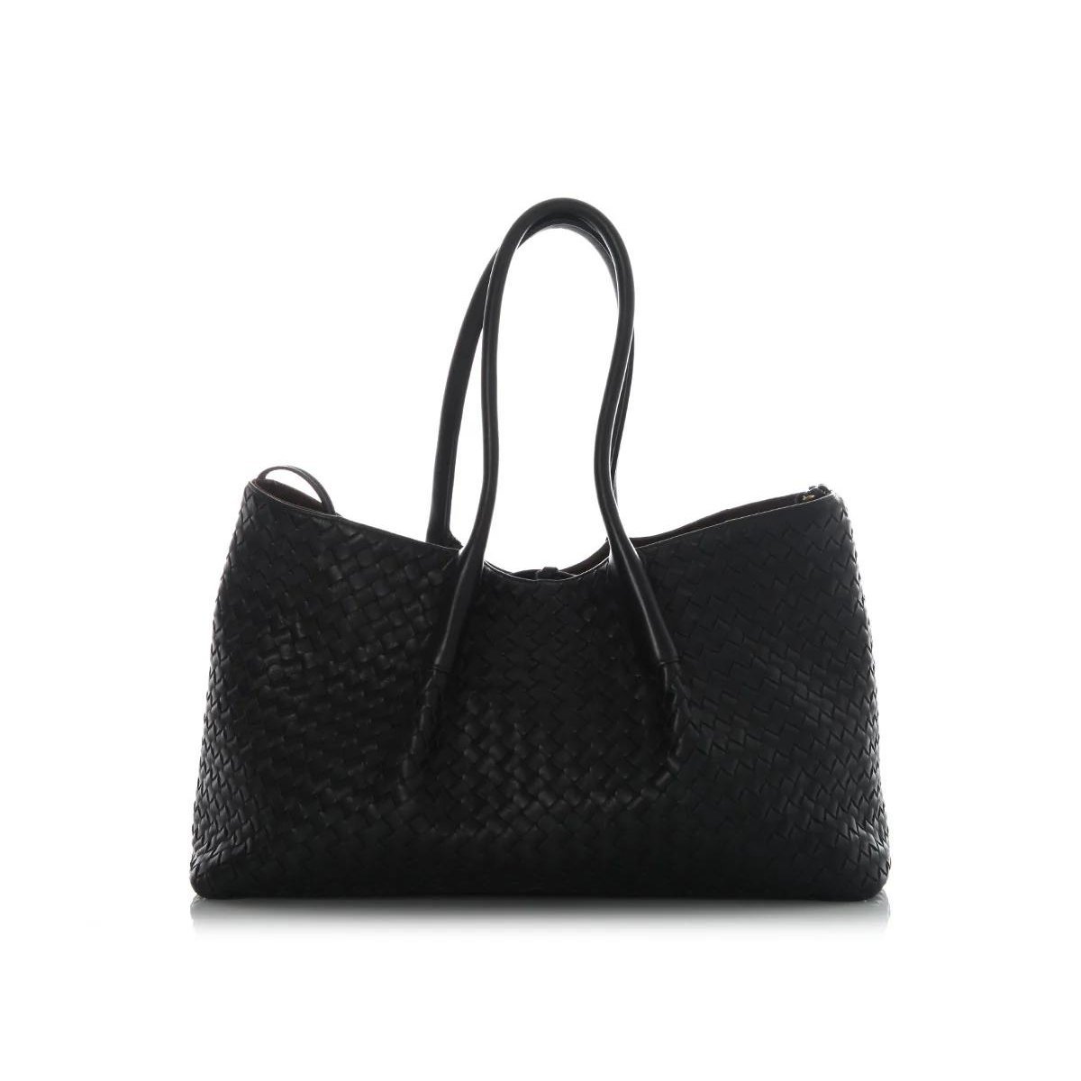 Leather tote