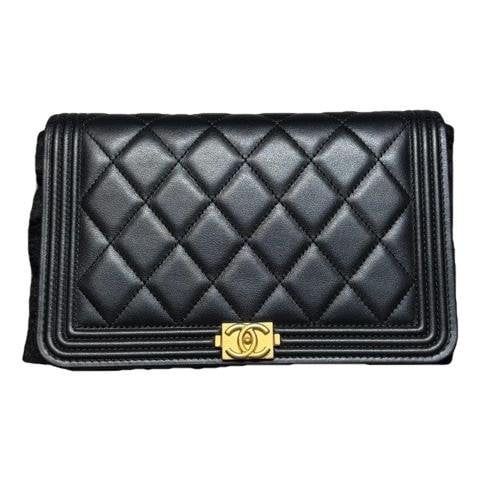 Wallet On Chain Boy leather handbag