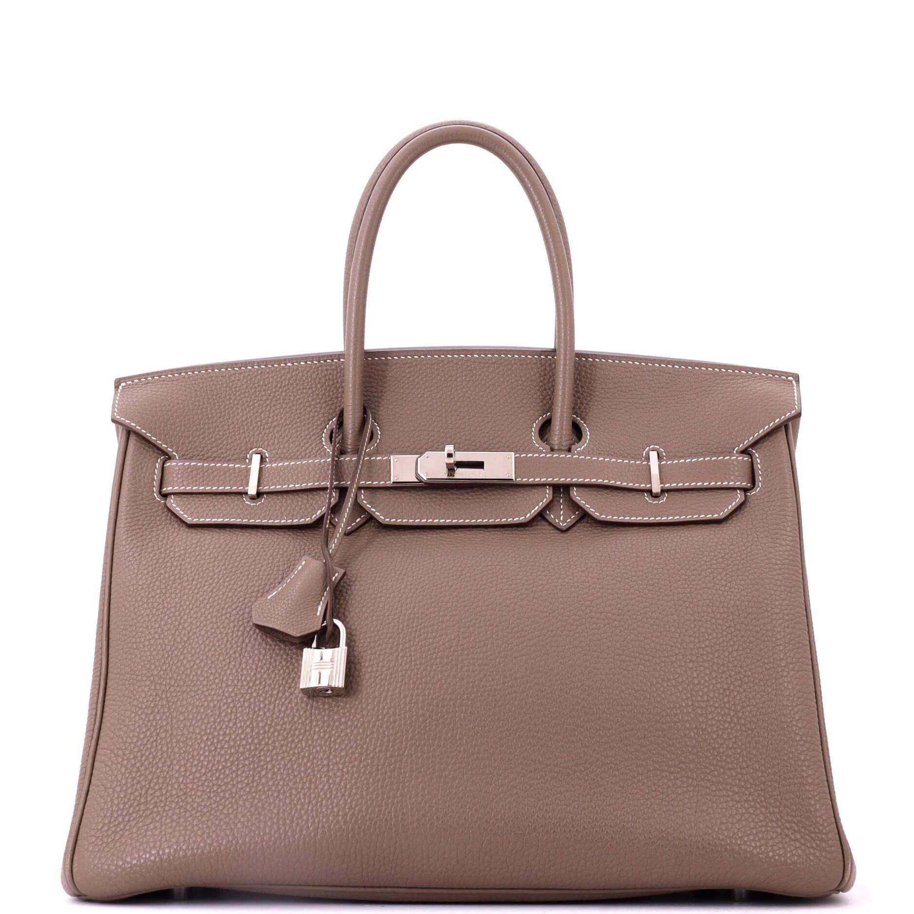 Birkin 35 leather tote