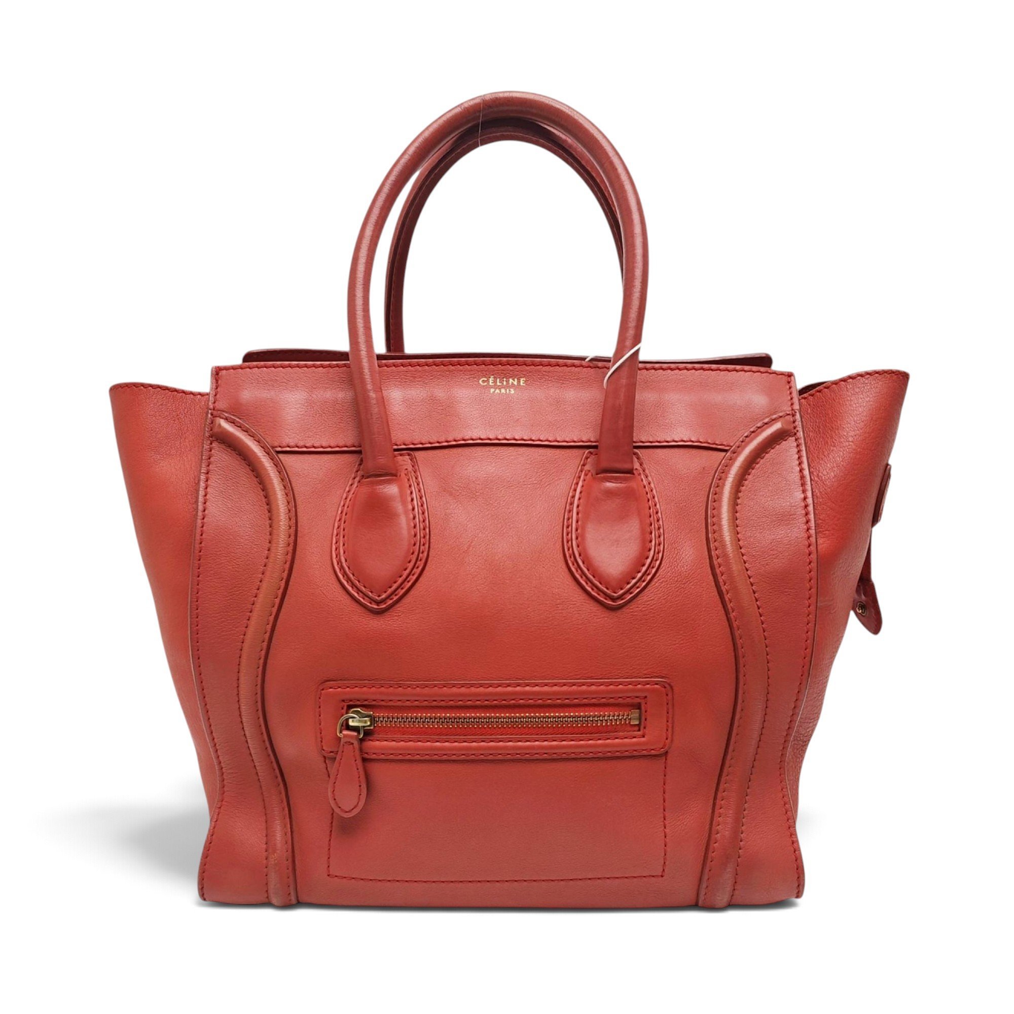 Luggage leather handbag