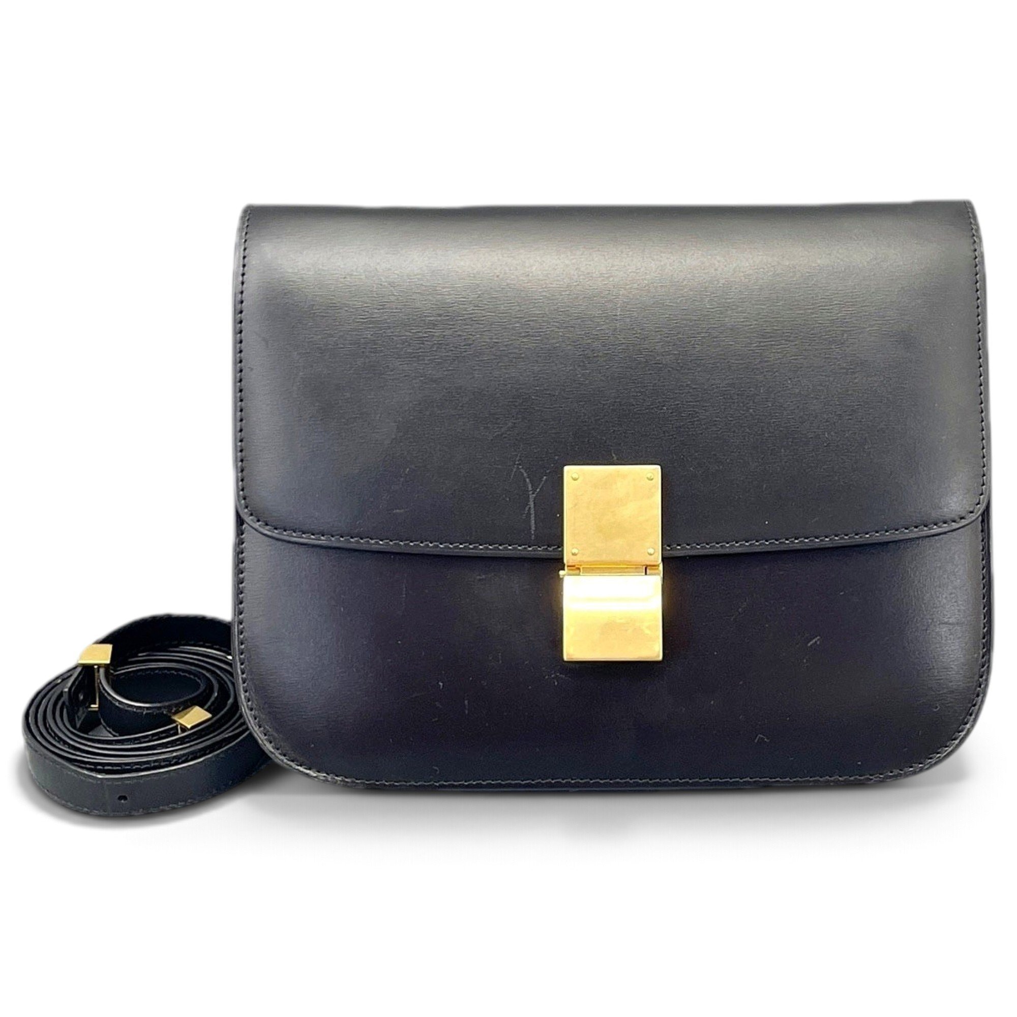 Classic leather handbag