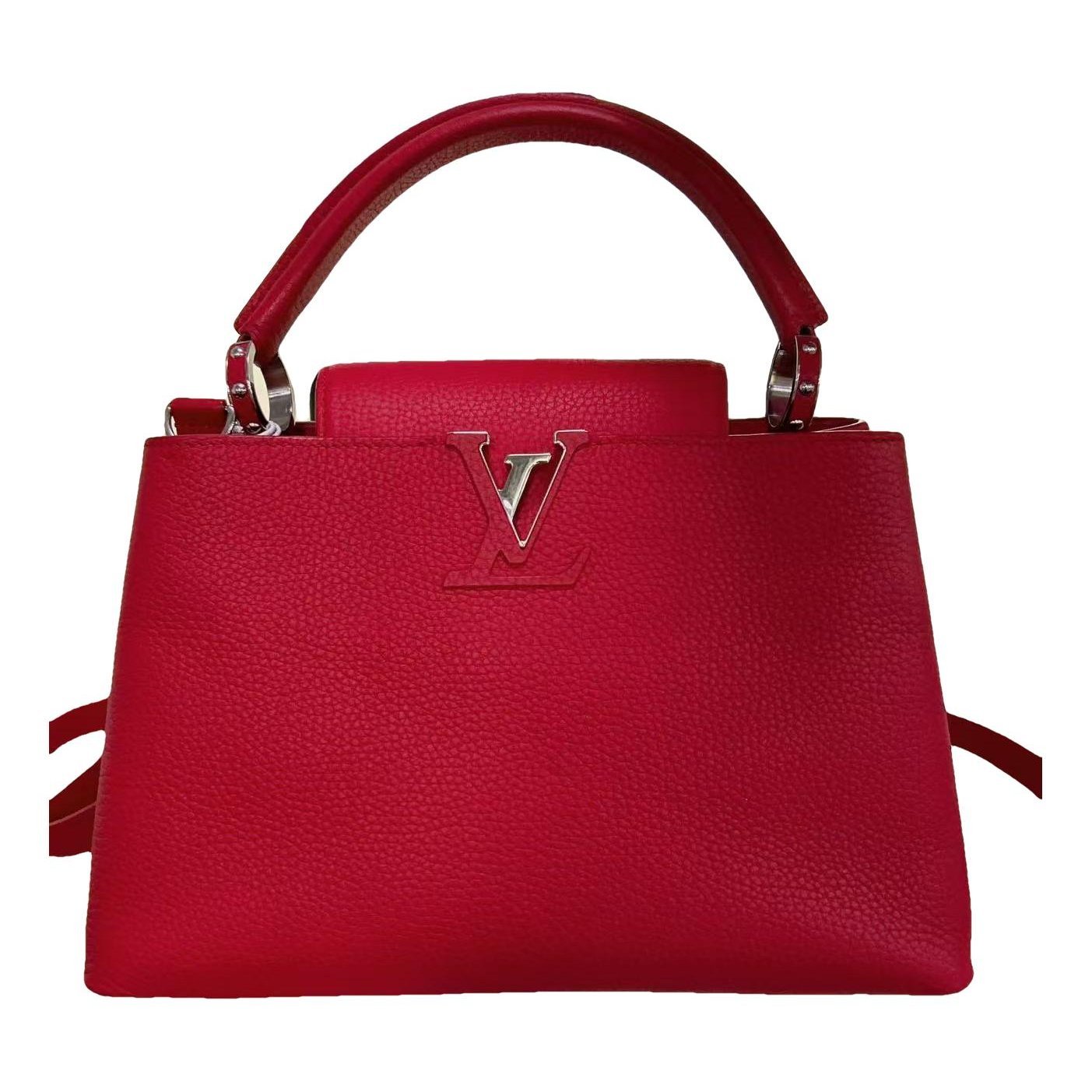 Capucines leather handbag