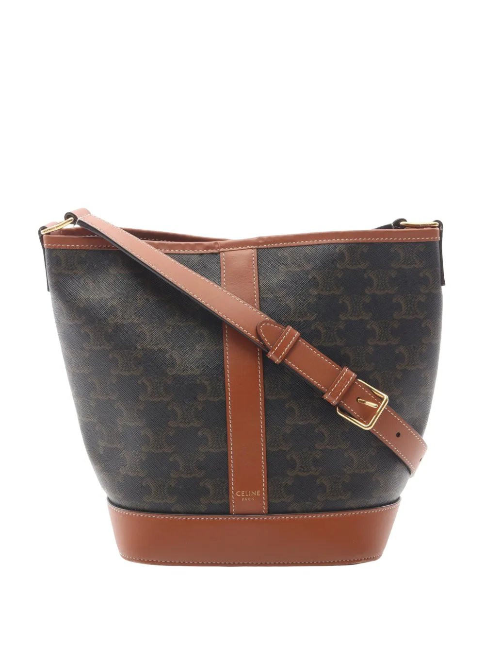 2010-2026 Small Triomphe Coated Canvas bucket bag