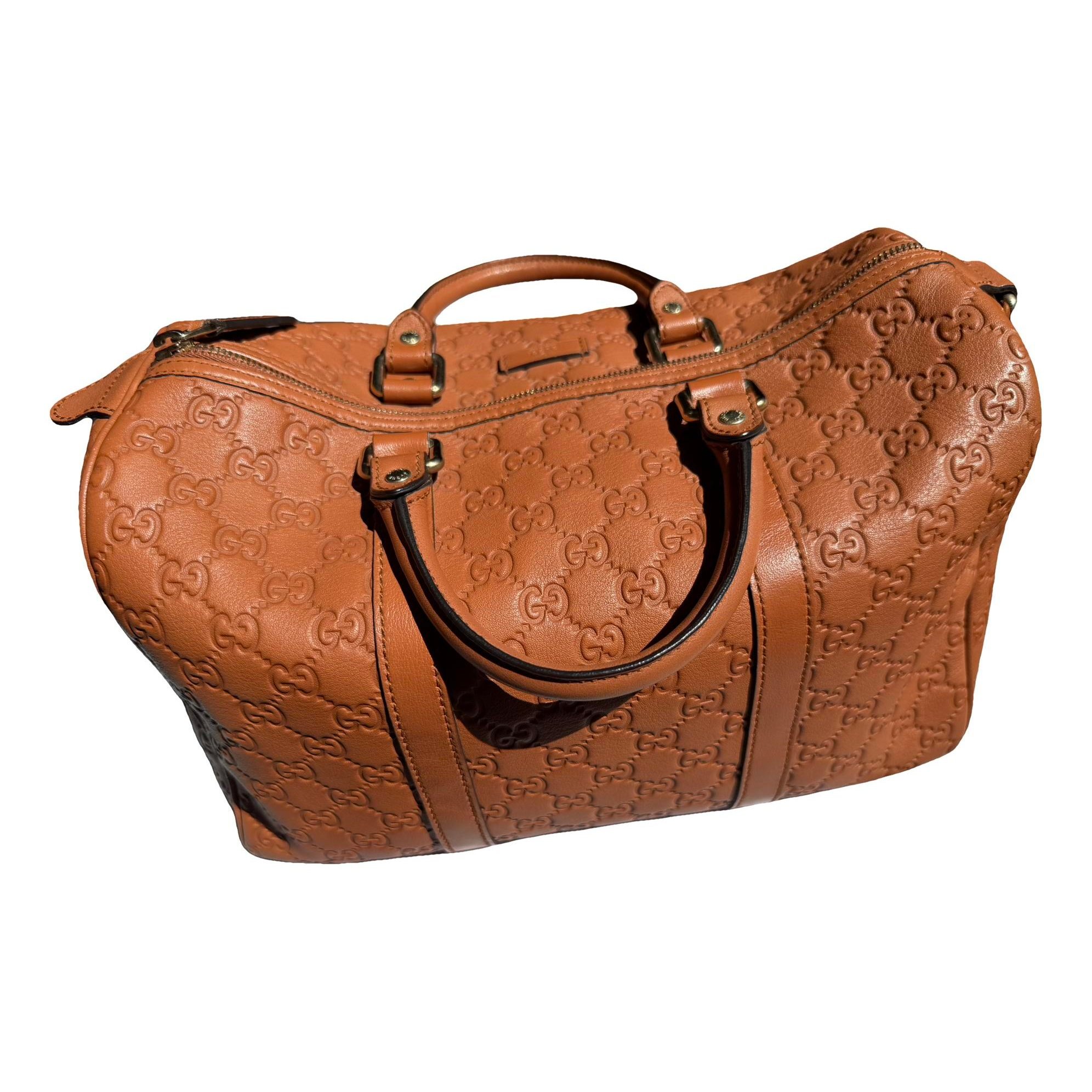 Boston leather handbag