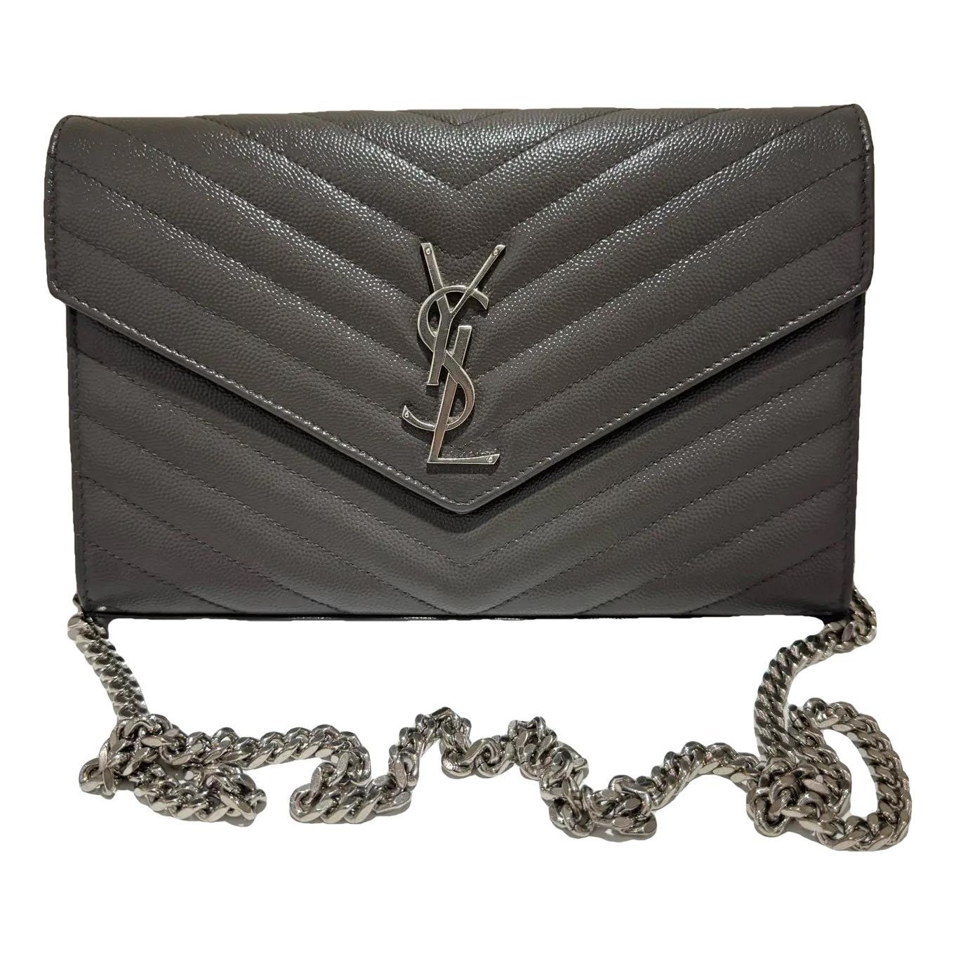 Portefeuille enveloppe leather handbag