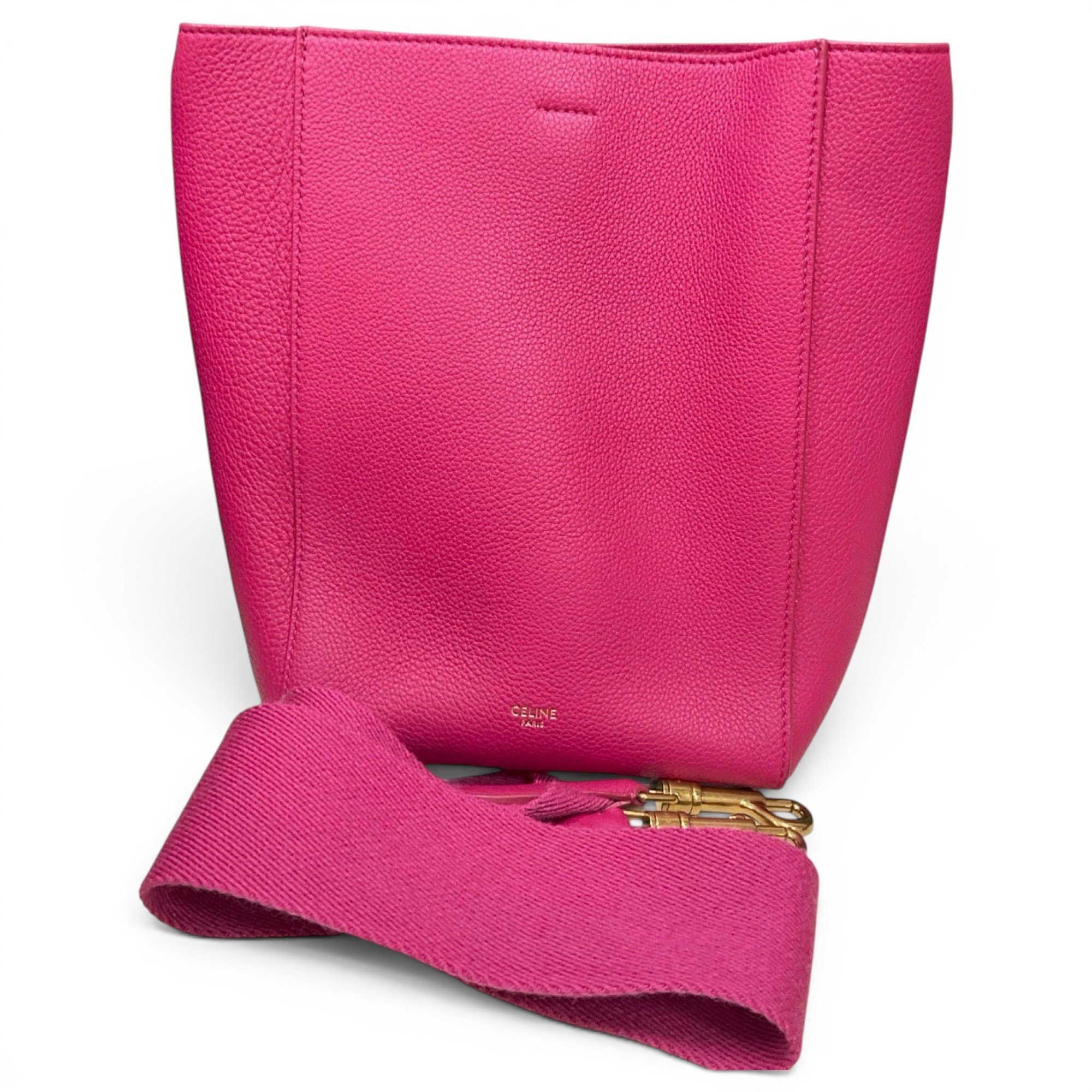 Seau Sangle leather handbag