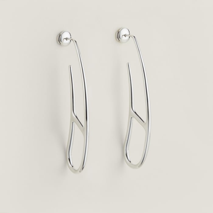 Sans Coloris Chaine d'Ancre Twist Earrings