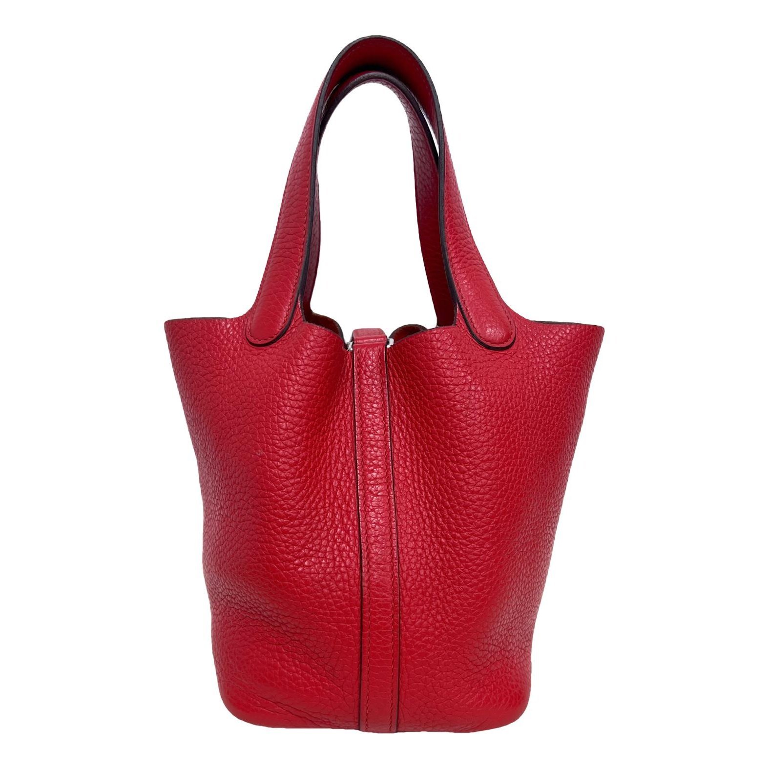 Hermes Picotin leather handbag