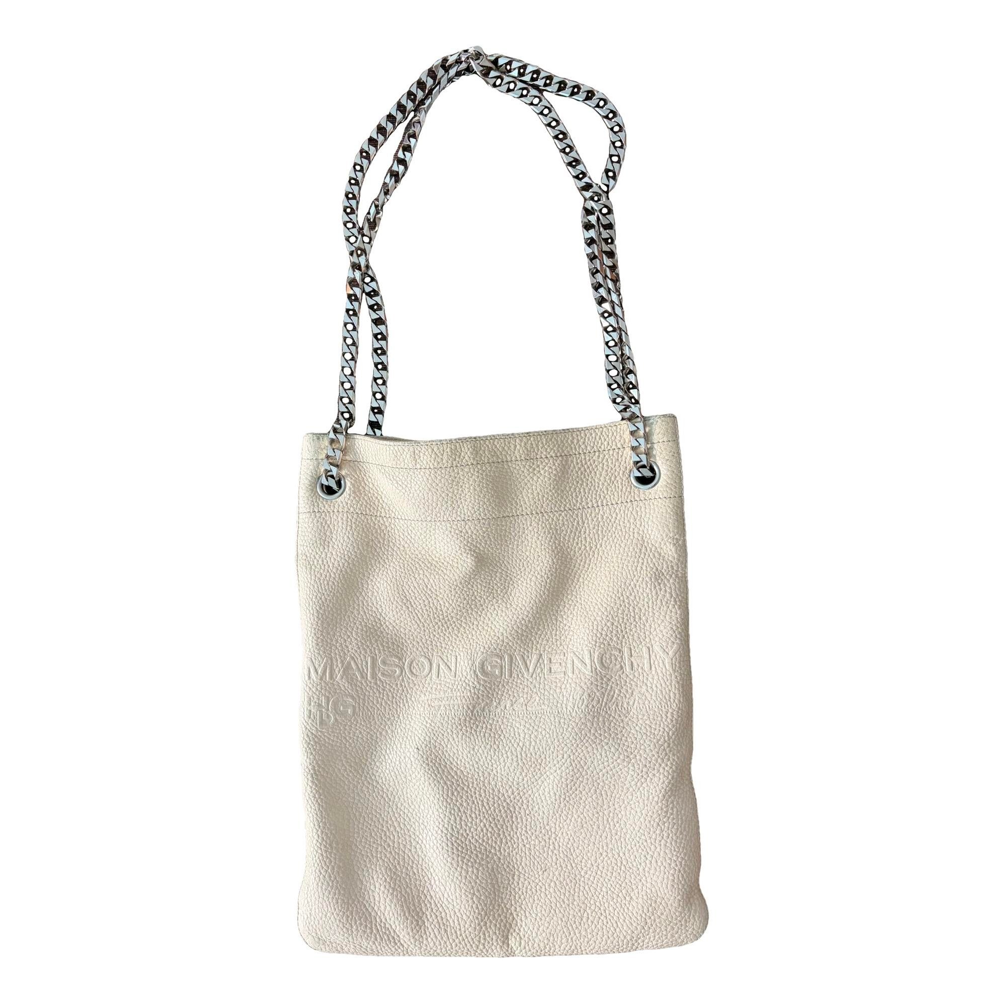 Leather tote