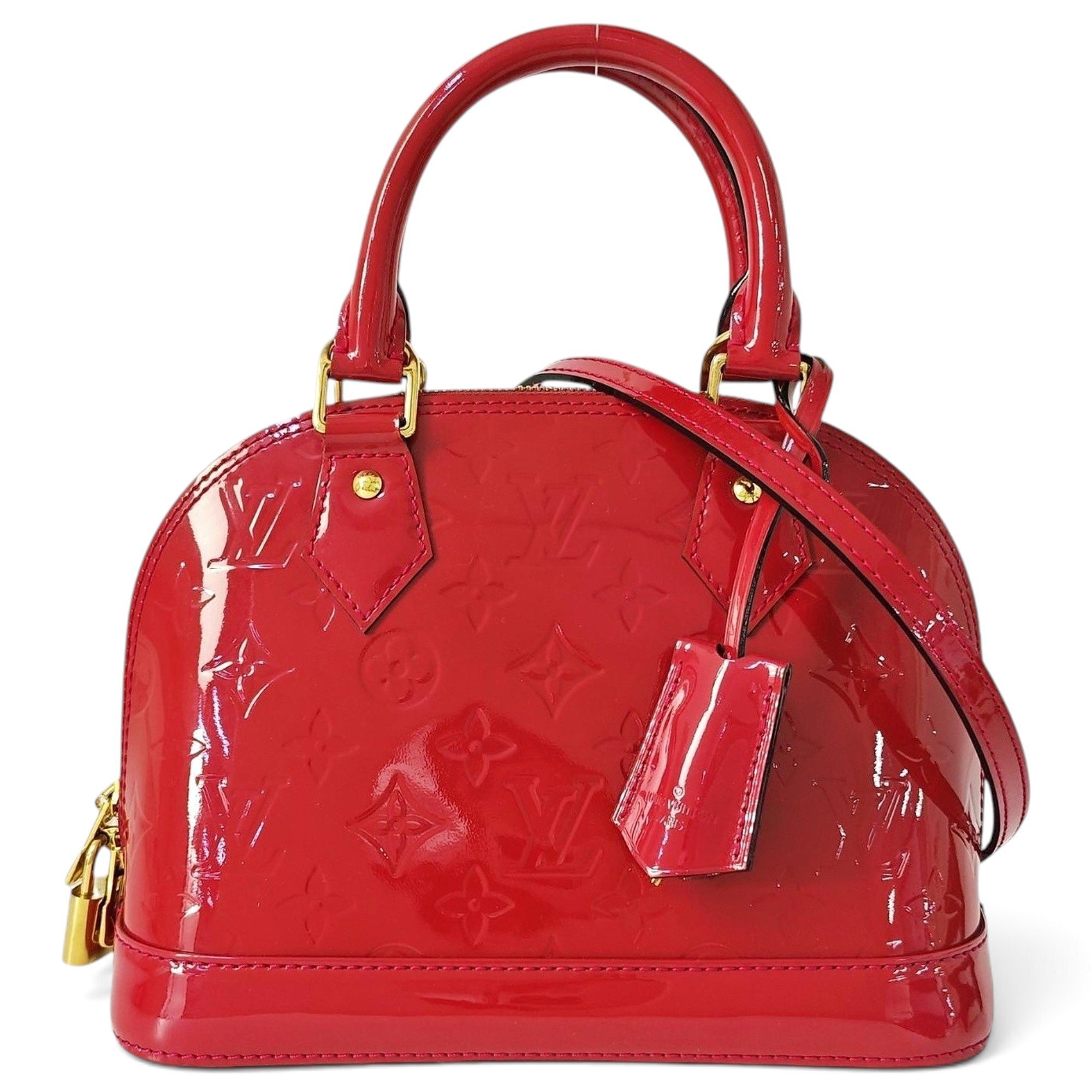 Alma patent leather handbag