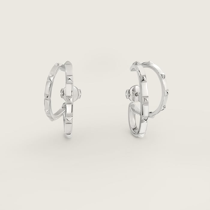 Sans Coloris Hermès Clou d'H Dangle Earrings