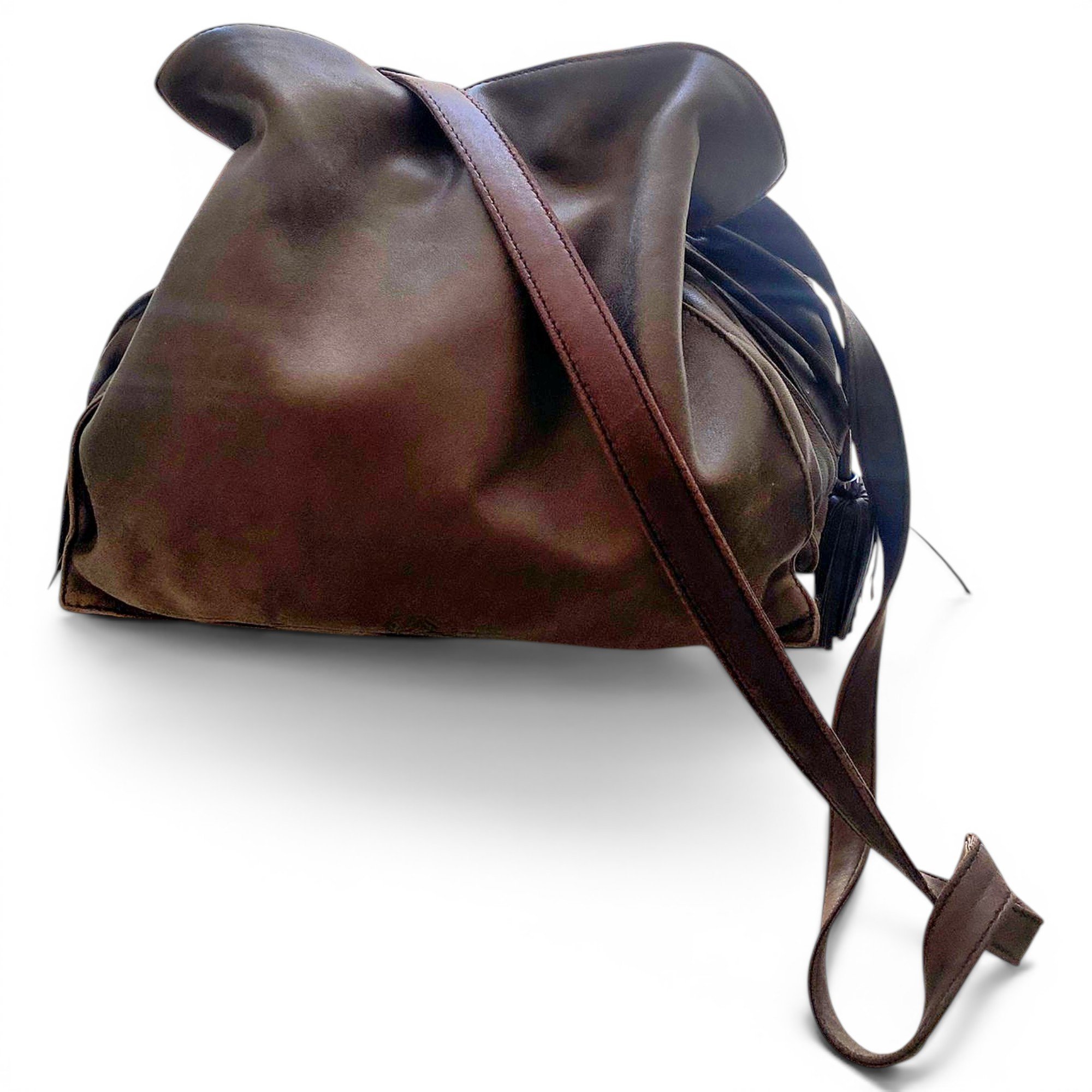 Flamenco leather handbag