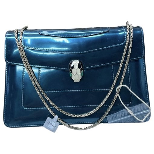 Serpenti leather handbag