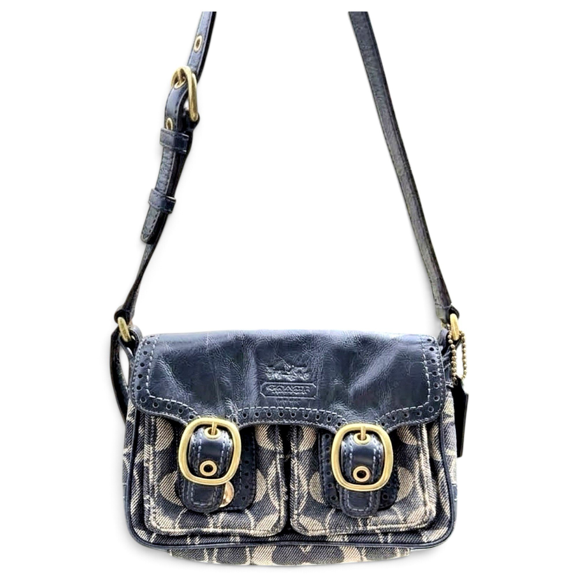 Signature Sufflette leather crossbody bag