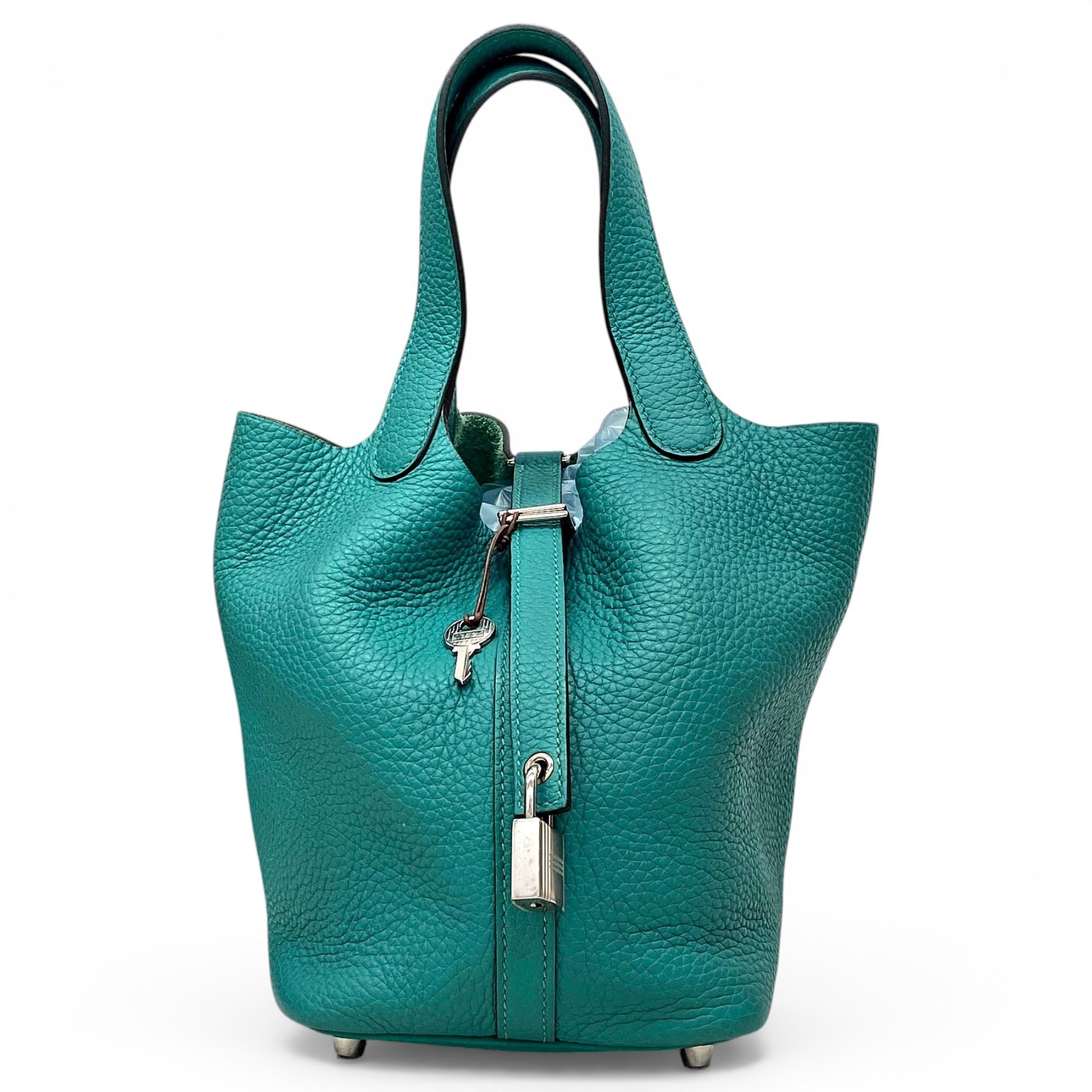 Picotin leather handbag