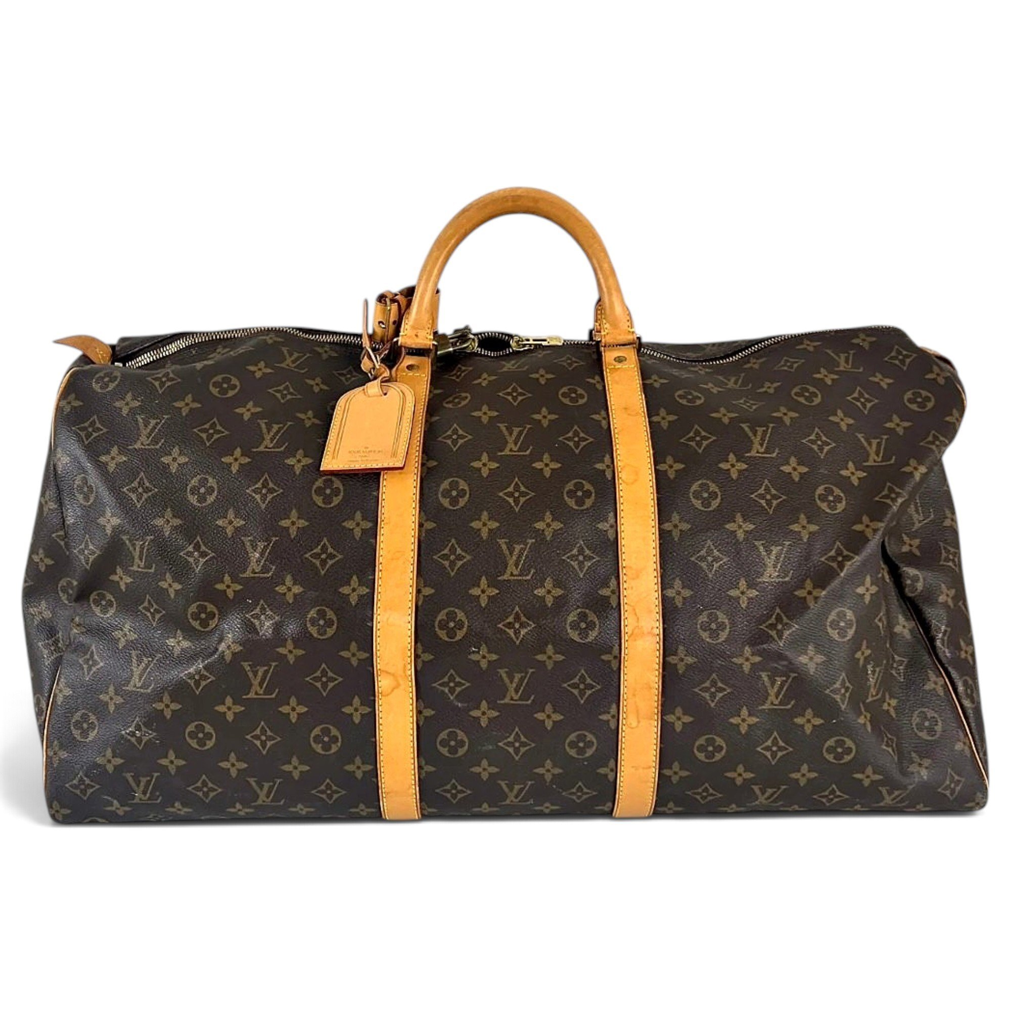 Keepall leather 48h bag