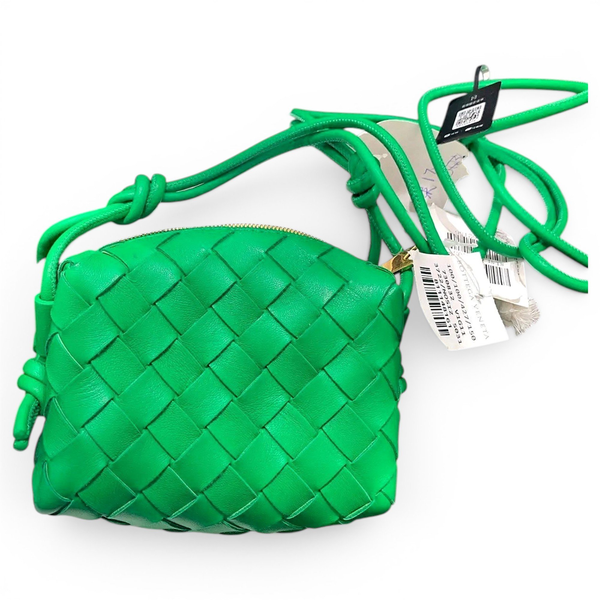 Loop leather crossbody bag