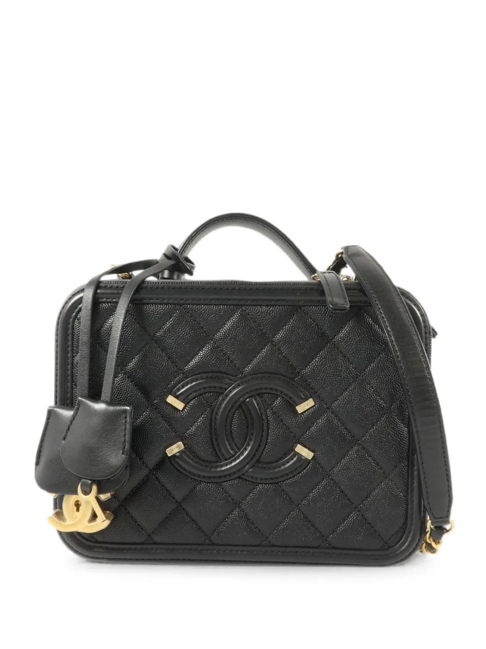 medium CC Filigree Vanity Case tote bag