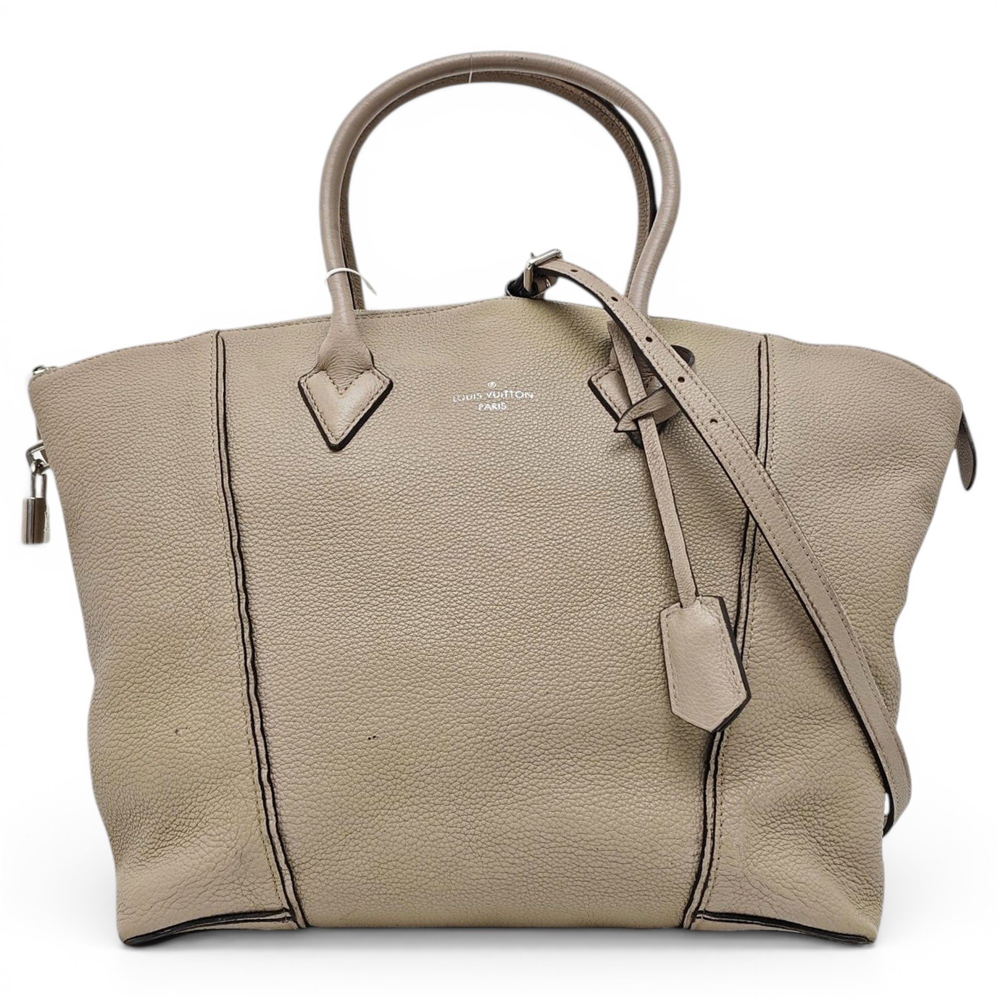 Lockit leather handbag