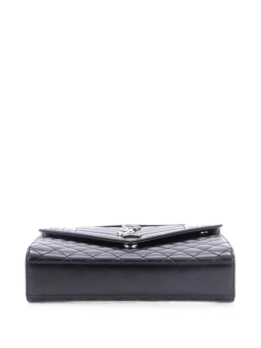 Classic Monogram Envelope Satchel Mixed Matelasse Leather Medium shoulder bag
