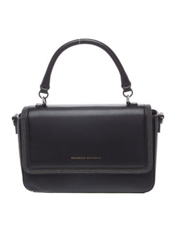 Leather Top Handle Bag