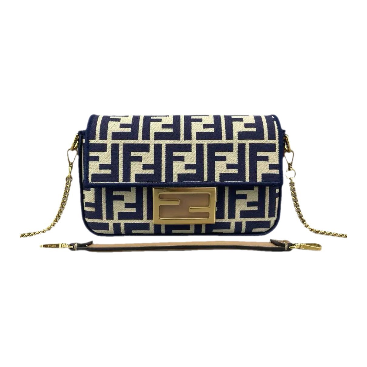 Baguette cloth crossbody bag