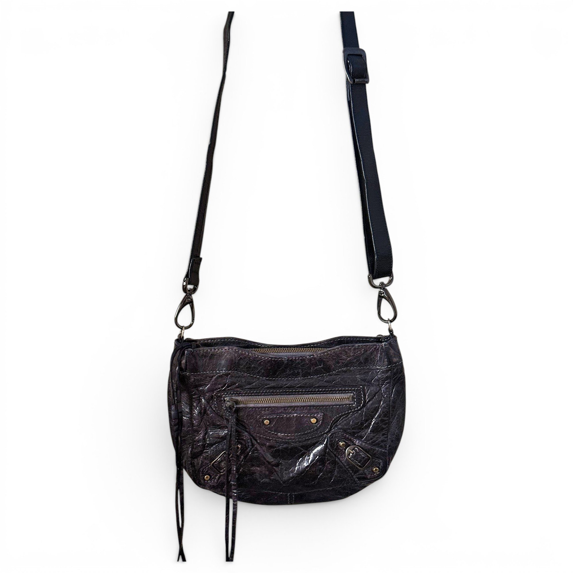 Leather crossbody bag