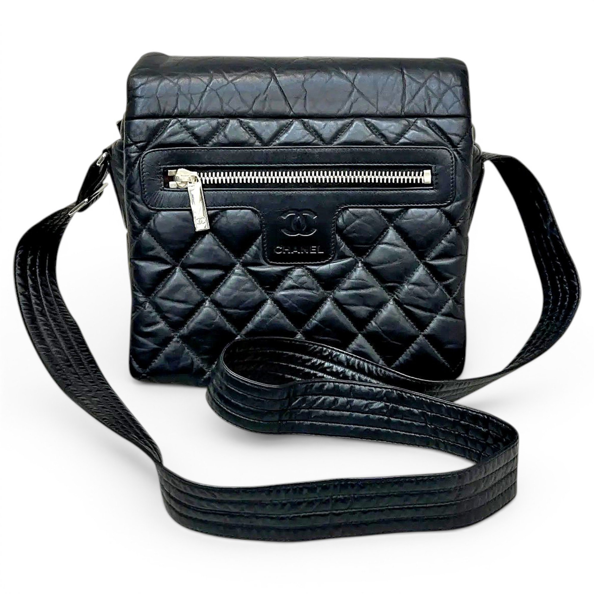 Leather crossbody bag