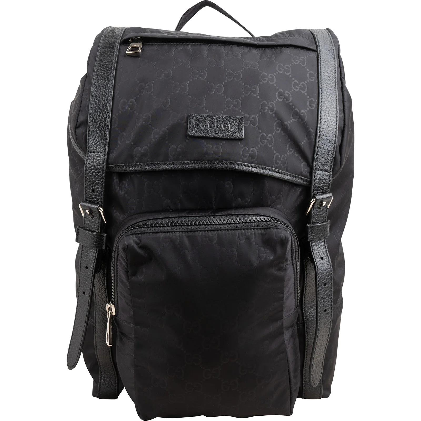 Leather backpack