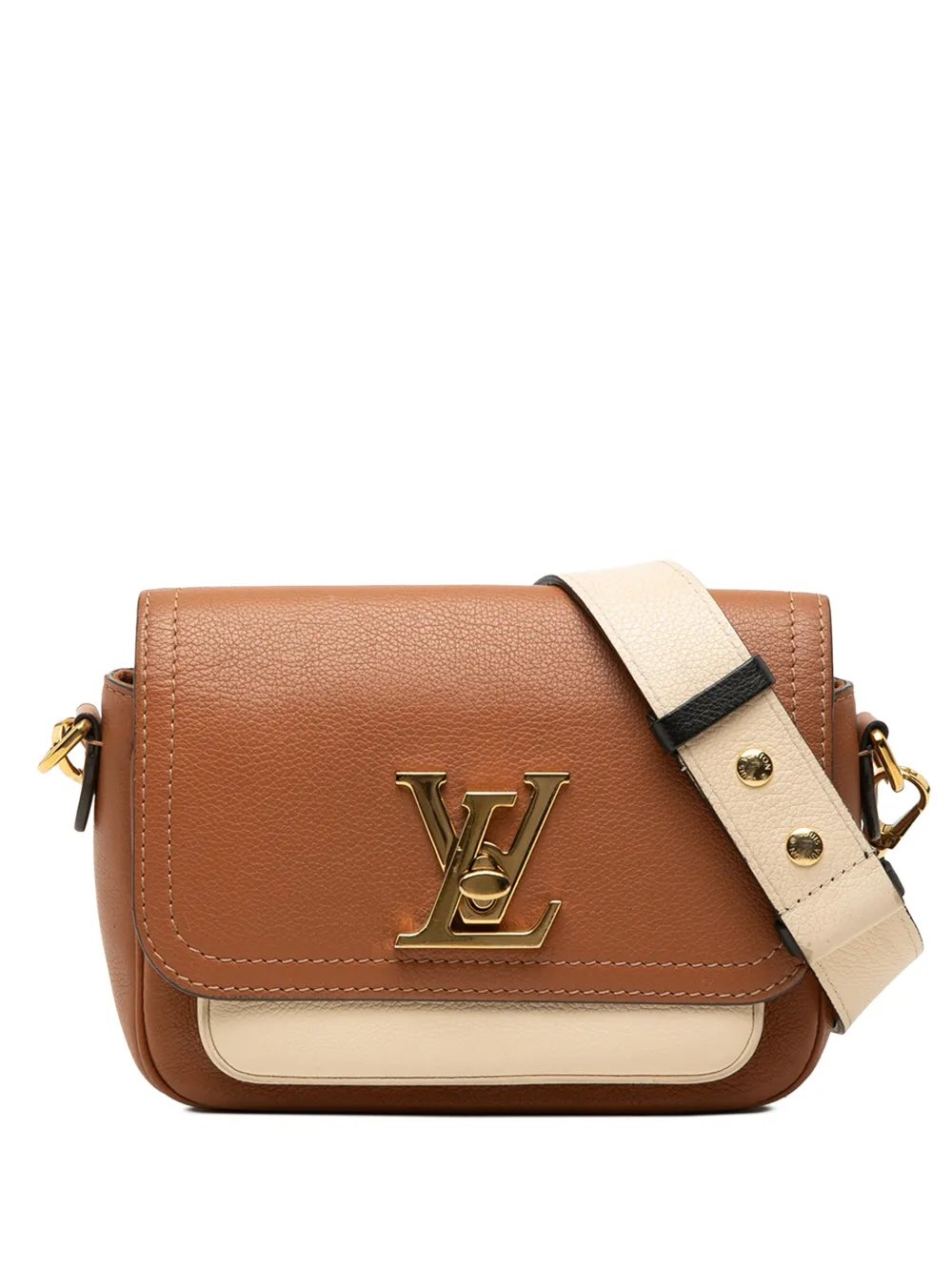 2010-2026 Grained Calfskin Lockme Tender satchel
