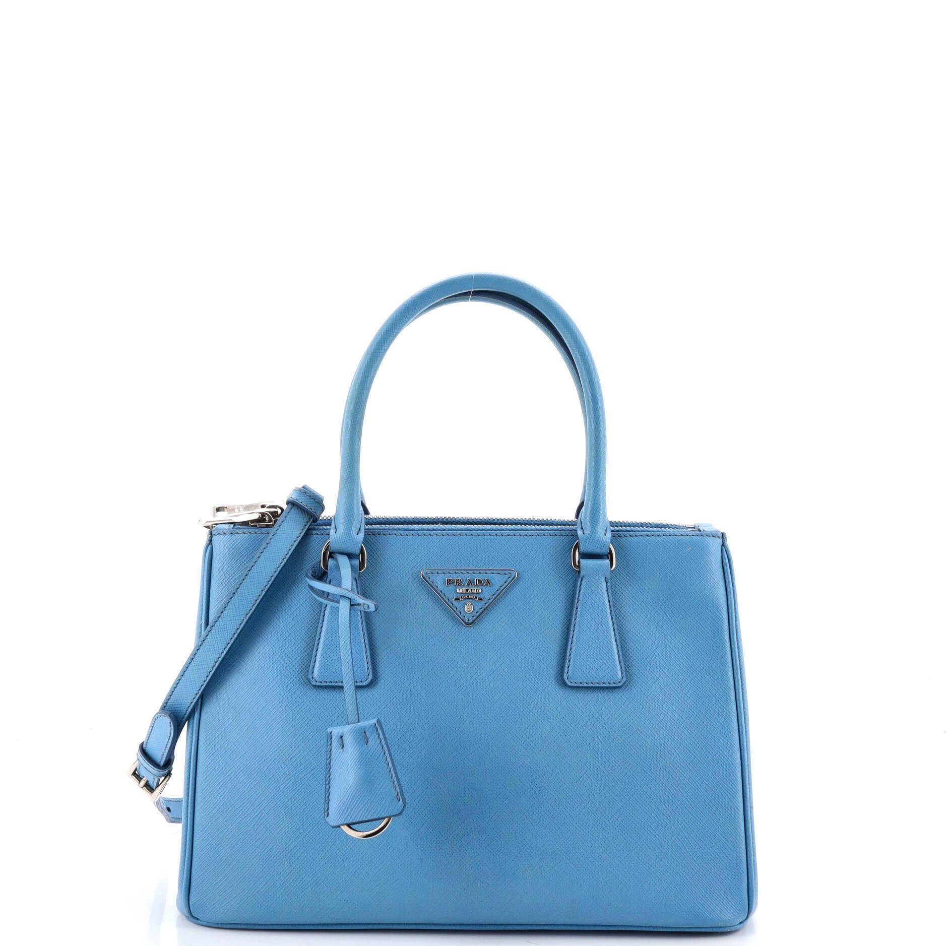 Galleria Double Zip Tote Saffiano Leather Small