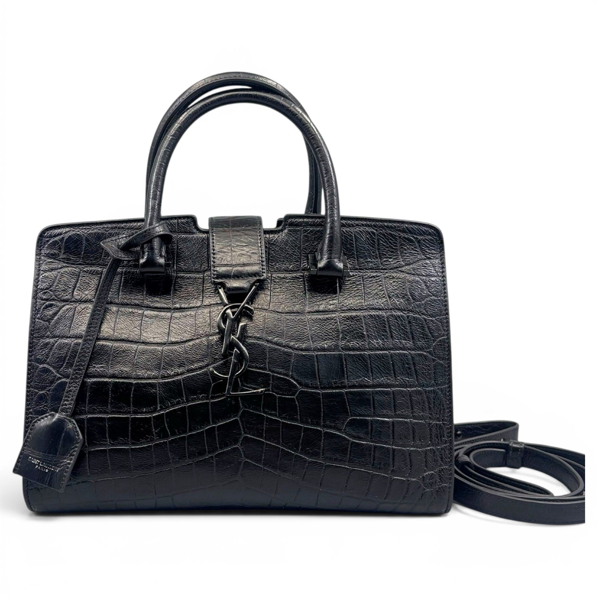 Saint Laurent Monogram Cabas leather handbag
