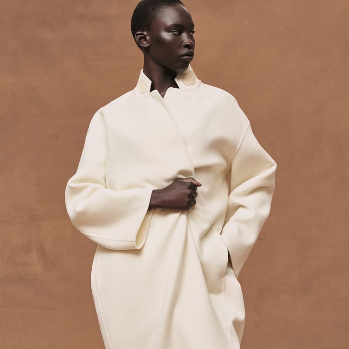 Blanc Naturel Cashmere Coat