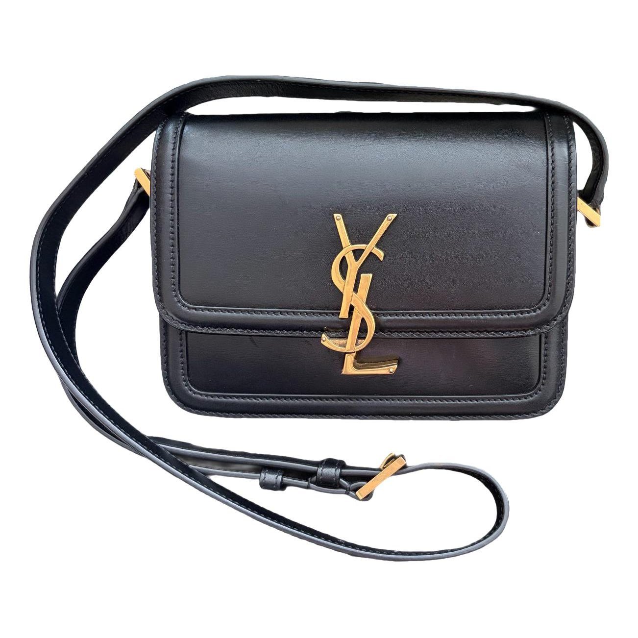 Solférino leather handbag