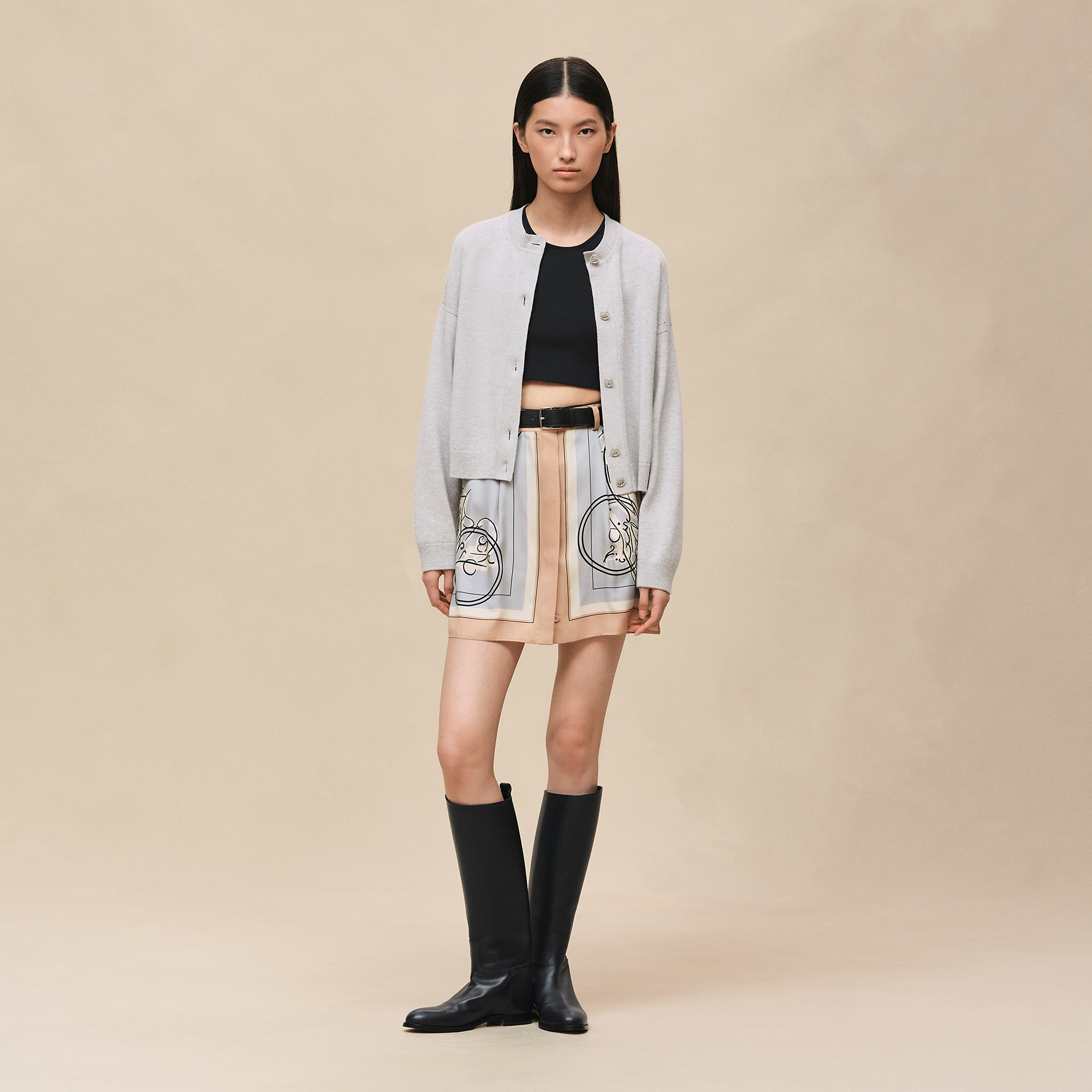 Cardigan manches longues