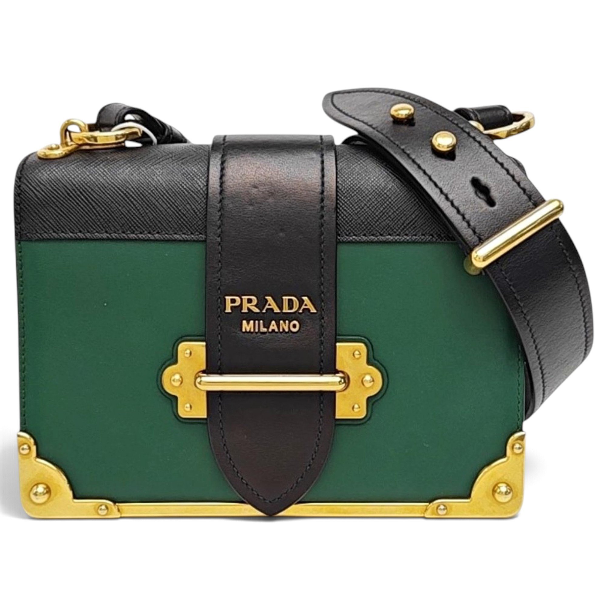 Cahier leather handbag