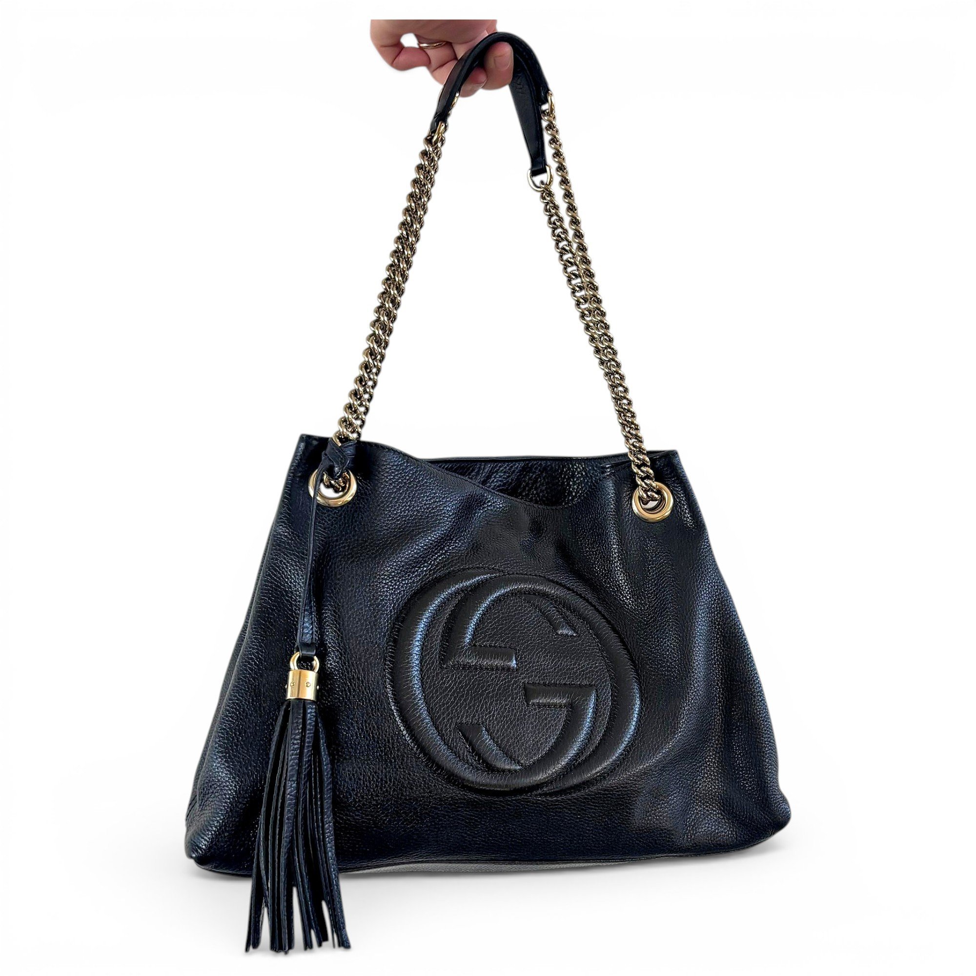 Soho leather tote