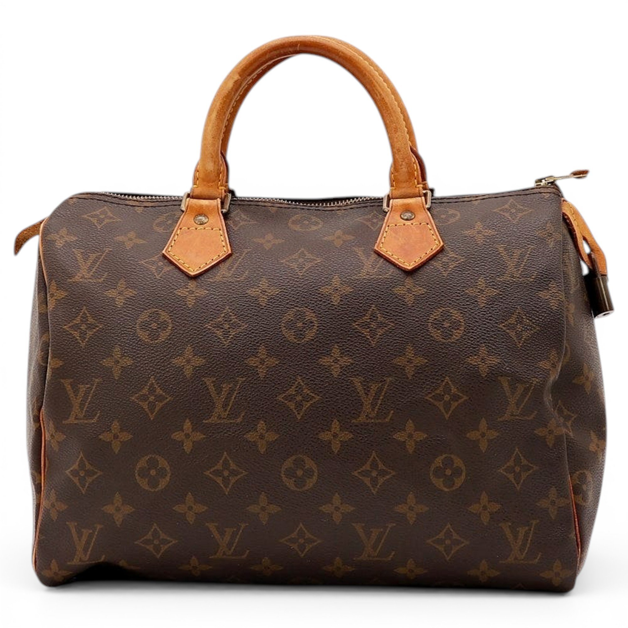 Speedy leather handbag