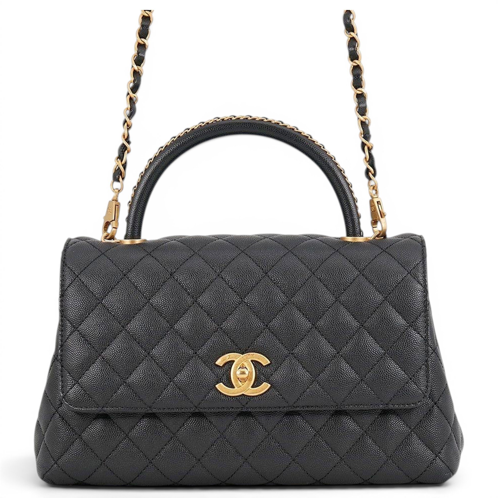 Coco Handle leather handbag