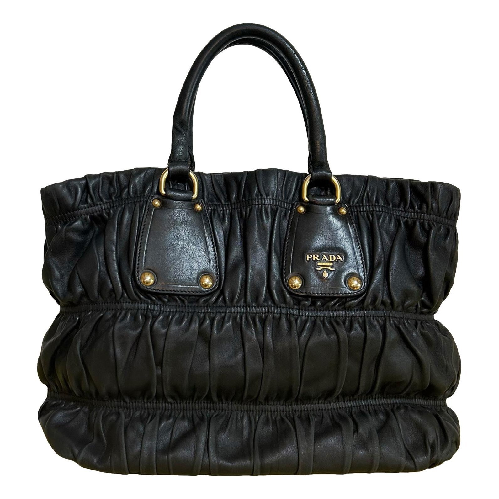 Leather tote