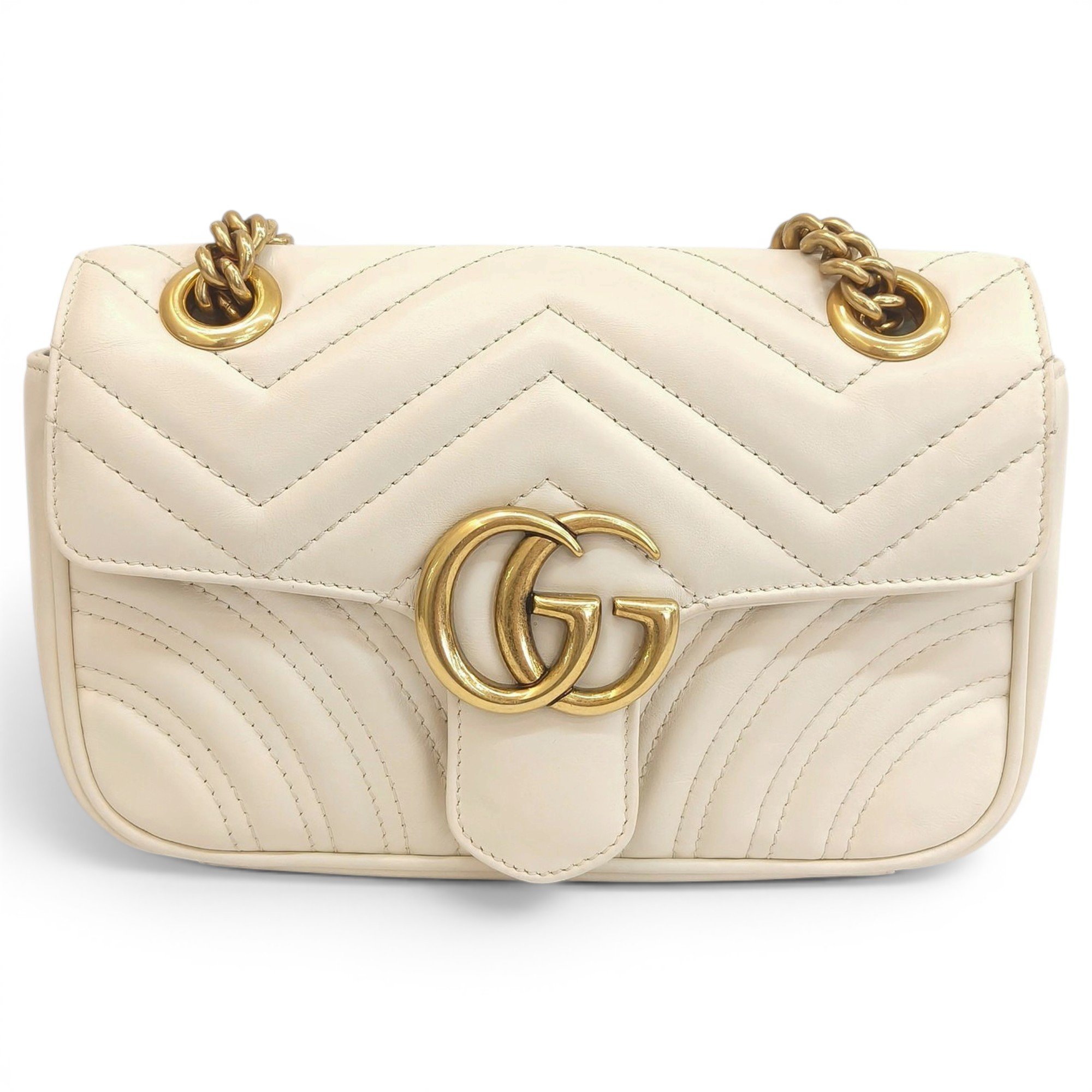 GG Marmont Flap leather crossbody bag
